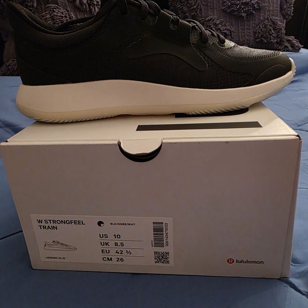 lululemon athletica Women's Black and White Athletic Shoes